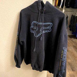 Vintage Fox Racing Pull Over Sweatshirt Hoodie